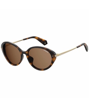 Дамски слънчеви очила в цвят хавана и златисто PLD 4077/F/S 086 57
