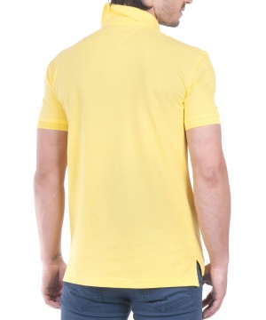 Мъжкa поло тениска в жълт цвят от Tommy Hilfiger