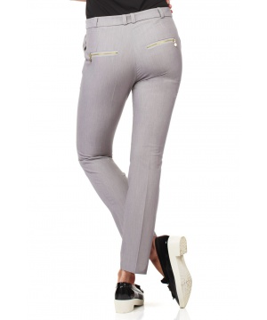 Класически панталон Made of emotion в сив цвят