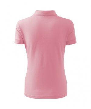 Поло тениска от Malfini в розов цвят