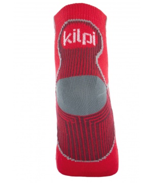 Спортни чорапи в червено със сиви шарки от Kilpi
