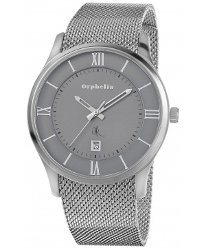 Стилен мъжки аналогов часовник Orphelia в сребристо