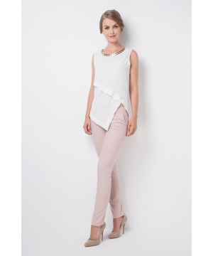 Стилен панталон в розов нюанс от Versace 19.69