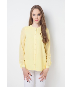 Дамска риза в жълт нюанс от Versace 19.69