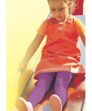 Детски чорапогащник от Knittex в лилав цвят