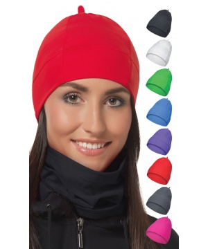 Дамска спортна термо шапка в червен цвят от Gwinner