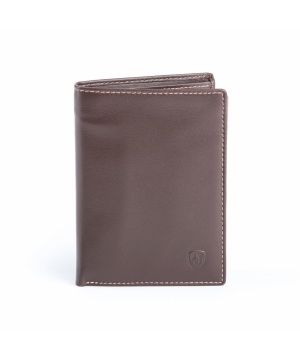 Елегантен мъжки портфейл в кафяв цвят от Dv