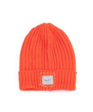 Плетена шапка в оранжев нюанс от Art of Polo