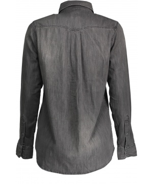 Дамска дънкова риза в сив цвят от Lee