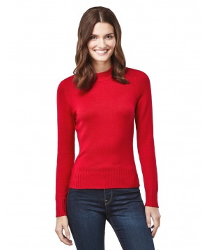 Стилен пуловер в червен цвят от Vincenzo Boretti