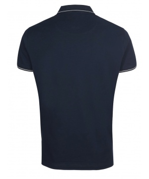 Мъжка поло тениска в тъмно синьо от Roberto Cavalli