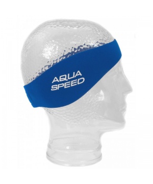 Неопренова лента за глава в син цвят от AQUA-SPEED