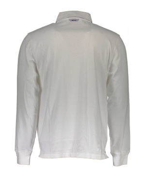 Памучна поло блуза в бял цвят от Gant