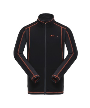 Спортен суетшърт в черен цвят и оранжево от Alpine Pro