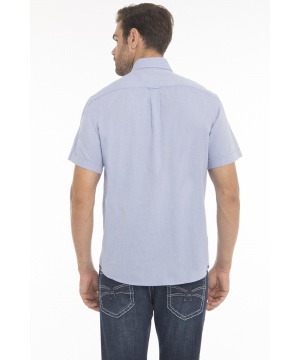 Памучна риза от CULTURE в син цвят