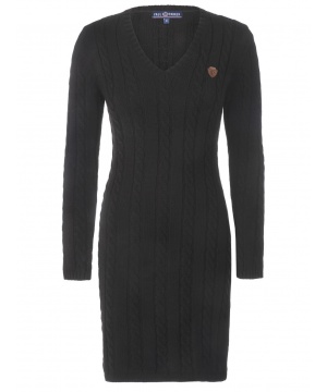 Плетена рокля в черен цвят от Paul Parker
