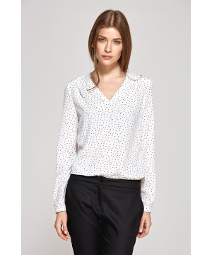 Стилна блуза от Colett в цвят екрю