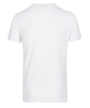 Мъжка тениска в бял цвят с принт от Just Cavalli
