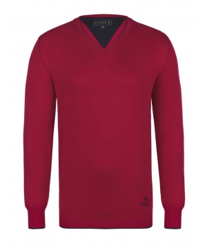 Пуловер в червено от Sir Raymond Tailor