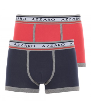 Сет от 2 броя боксерки Azzaro в син и червен цвят