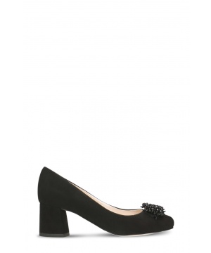Велурени обувки от Gino Rossi в черен цвят