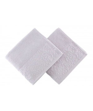 Комплект кърпи за ръце 2 броя от Soft Kiss в лилав нюанс