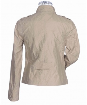 Късо дамско яке от Biston в бежов цвят