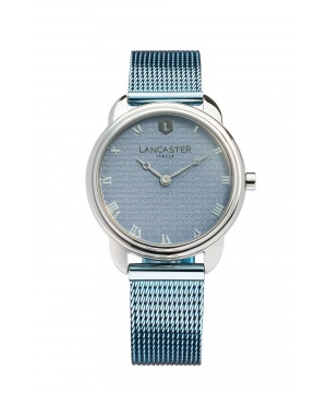 Елегантен дамски часовник Lancaster в светло синьо