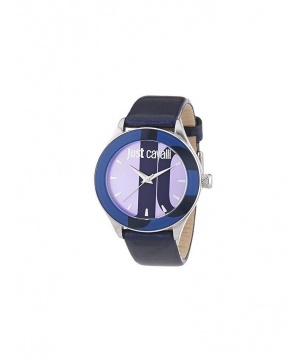 Елегантен дамски часовник Just Cavalli в син цвят
