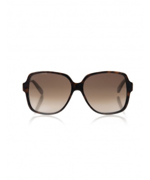 Слънчеви очила от Gucci в тъмнокафява гама и бяло