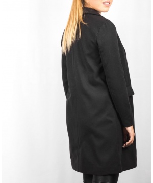 Стилно дамско палто в черен цвят от Splendid