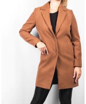 Стилно дамско палто в цвят камел от Splendid