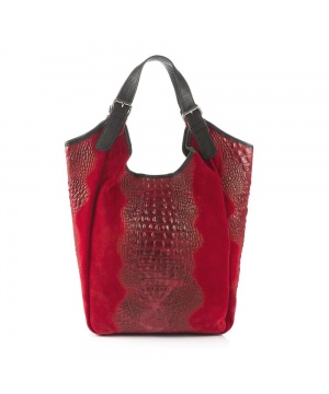 Стилна чанта от Mila Blu в червен нюанс