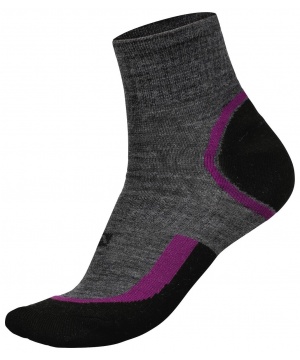 Чорапи от Alpine Pro в сива гама с контрастни детайли