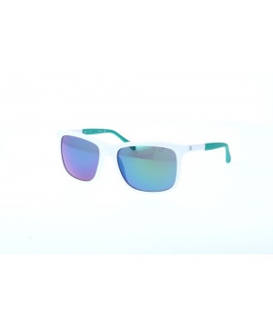 Огледални слънчеви очила Guess в бял цвят и зелено